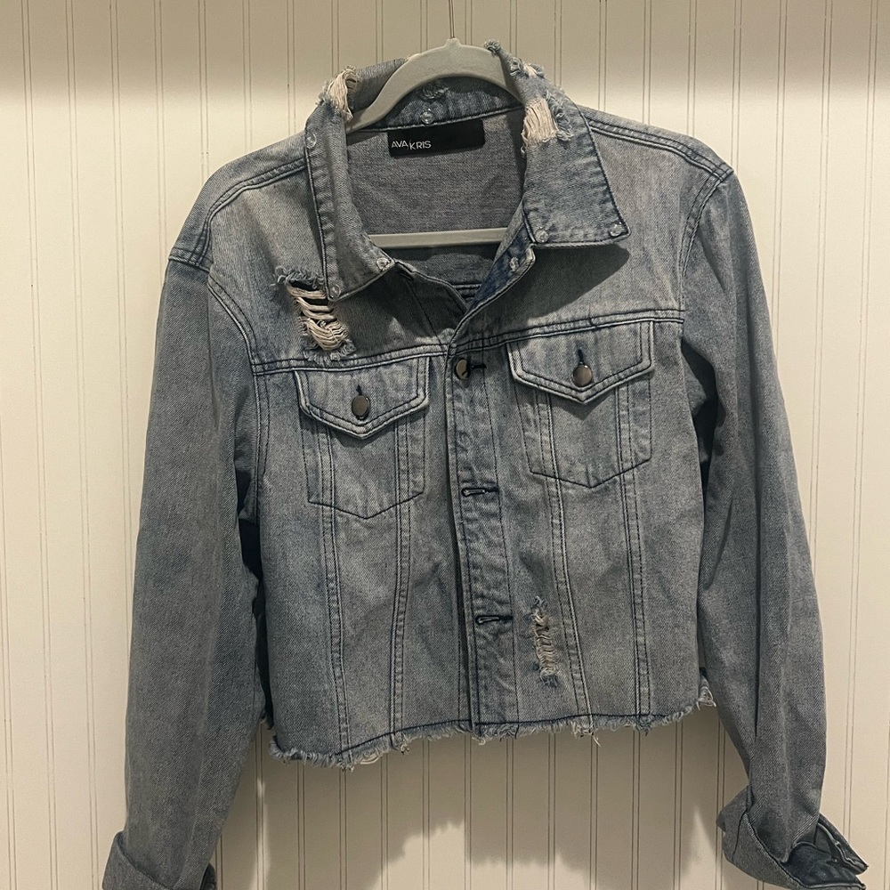 Ava and Kris jeans jacket